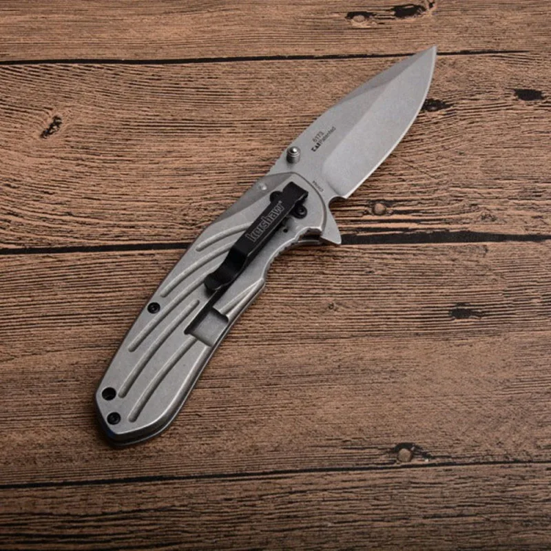 Kershaw 6173 Складной Карманный Походный охотничий нож 8CR13MOV лезвие со стальной ручкой тактические ножи для выживания инструмент для повседневного использования