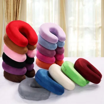 

1PCS Solid Memory Foam Pillow Neck U-Shape U Shaped Headrest Car Flight Travel Soft Nursing Cushion For Relaxing Neck