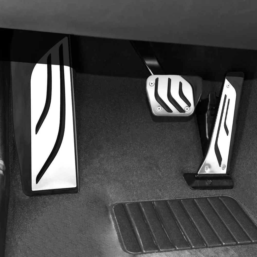 발받침 페달 커버, LHD 스테인리스 스틸, 풋 레스트 페달, AT 가속기, 가..