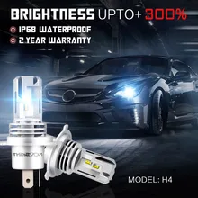 Мини H7 Led H4 автомобильные лампы для передних фар 1:1 дизайн H11 H8 H9 H16JP 9005 9006 H1 H3 55 Вт 10000LM 6000K 12V авто фары