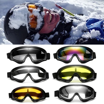 

Mini Ski Men Women Anti-fog Glasses Winter Snow Sports Anti-Fog UV400 Protection Goggles Ski Snow Windproof Glasses Styling