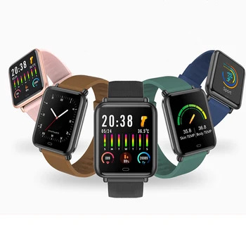 

Bakeey Q9T Smart Watch Ultra-thin Heart Rate Blood Pressure Oxygen Monitor Customized Watch Face Temperature Monitor Smartwatch