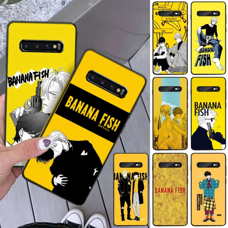 Banana Fish Phone Case For Samsung S8 S9 S10E S20 Plus Note 20 Ultra Coque Cover|Phone Case & Covers| - Aliexpress