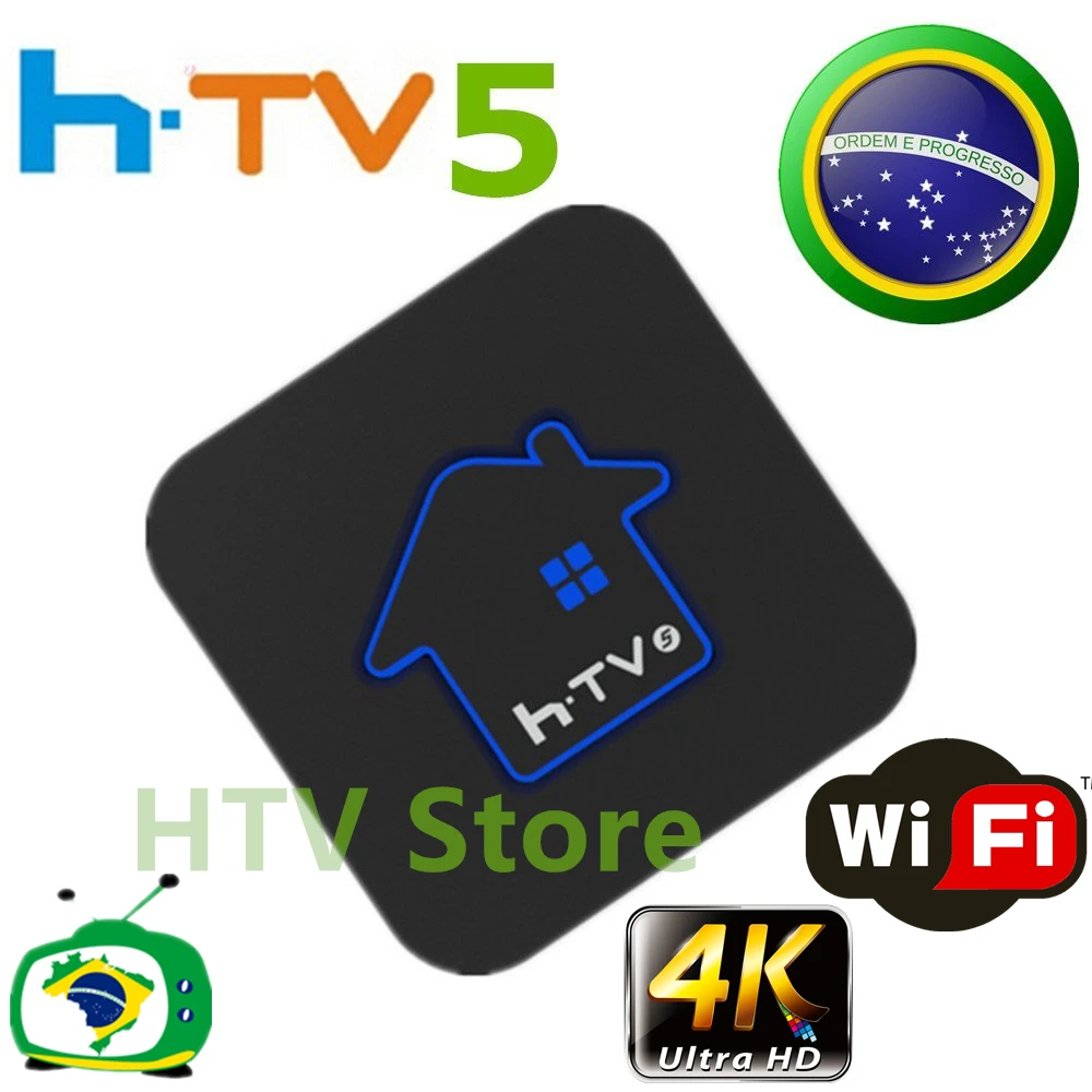 

HTV BOX 5 BRASIL HTV5 box HTV6 HTV BOX 5 HTV6 BOX H.TV 6 Brazilian Portuguese TV Internet Streaming box Live HD Filmes On Demand