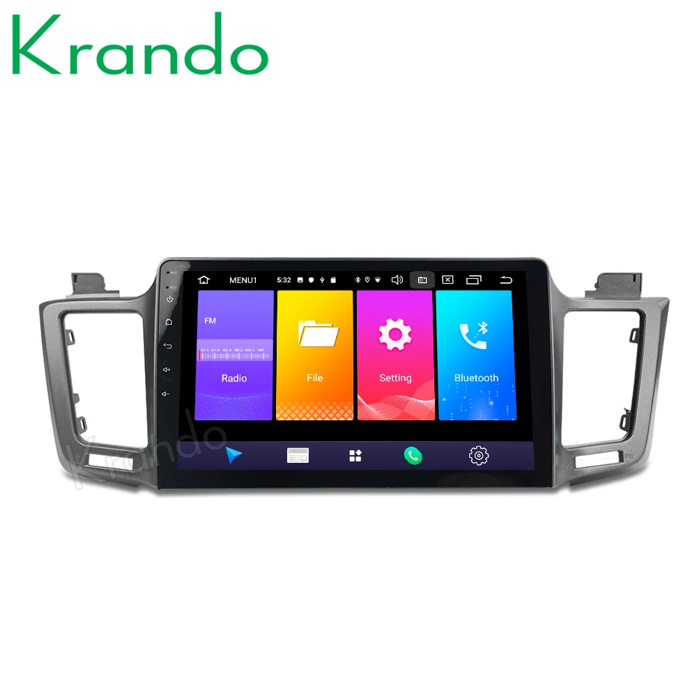 Best Krando Android 8.1 10.1" IPS Full touch car Multimedia system for Toyota RAV4 2014+ radio player gps BT wifi 0 Best Krando Android 8.1 10.1" IPS Full touch car Multimedia system for Toyota RAV4 2014+ radio player gps BT wifi 0