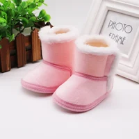 Newborn Toddler Warm Boots Winter First Walkers baby Girls Boys Shoes Soft Sole Fur Snow Booties for 0-18M Bebe Kids Snow Boots 5
