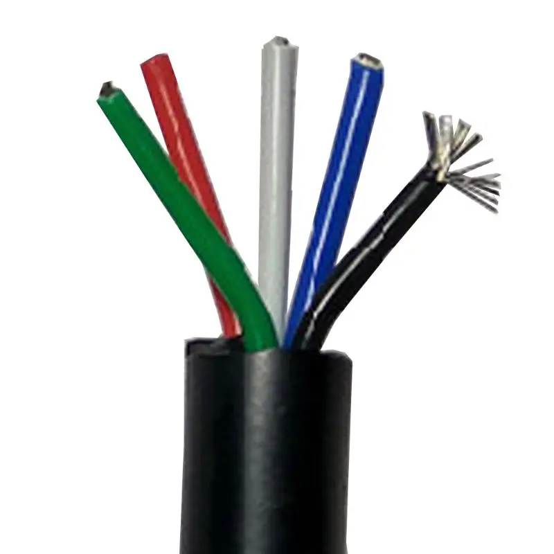 

5 Cores Cable Wire Electronic Soldering Iron STC-T12 Line Welding Station Handle