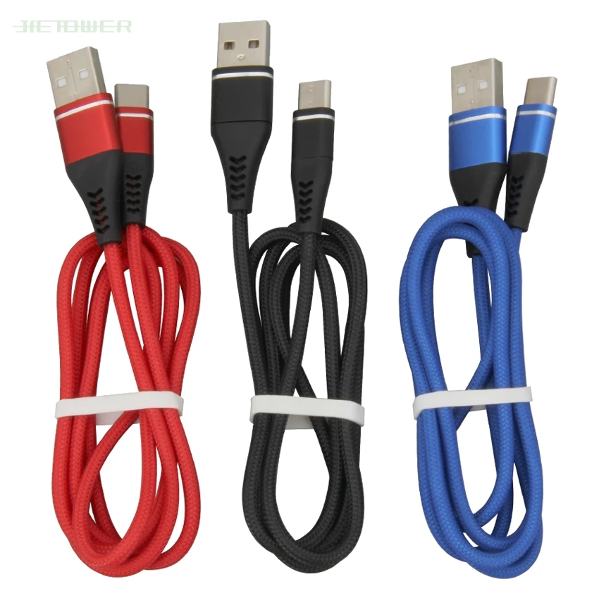 300 шт./лот USB C кабель рыболовный Тип пряжи C кабель для samsung S9 S10 S8 Быстрая зарядка type-c кабель для huawei P20 Xiaomi 2S