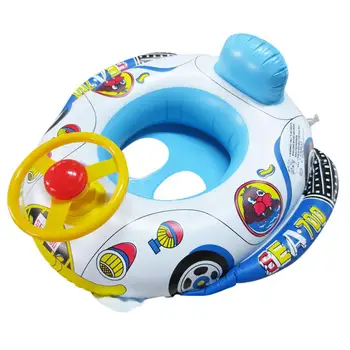 

Baby Inflatable Swimming Ring Float Seat Boat Baby Ring Pool Swim Inflatable Swimming Safe Kid Water Car Steering Wheel Seet5.14