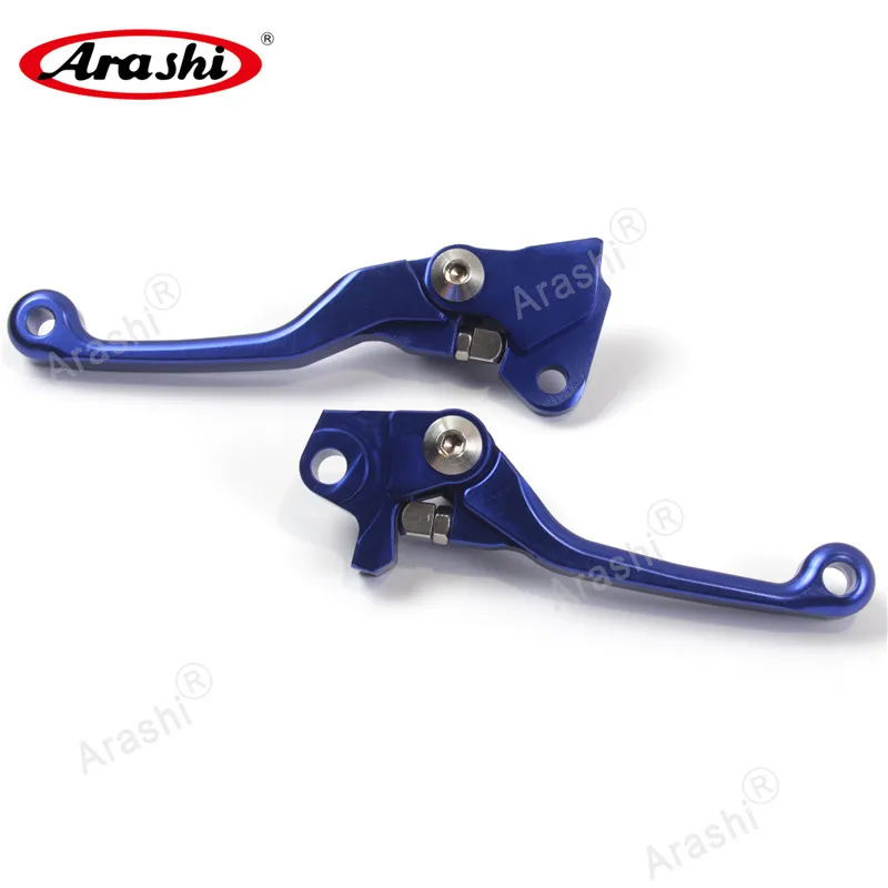 Араши для YAMAHA YZF 250 2007- ЧПУ сцепные рычаги Мотоцикл Байк Рычаг стояночного тормоза велосипеда YZF250 2012 2013 - Цвет: Синий