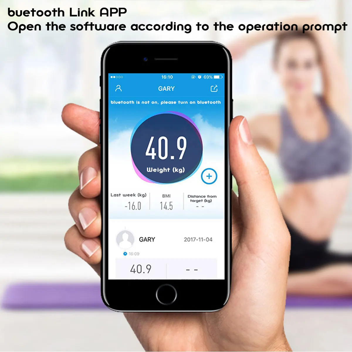Electronic bluetooth Body Fat Scale Scientific Smart LED Digital Weight Bathroom Balance APP for Android IOS Electronic Scales