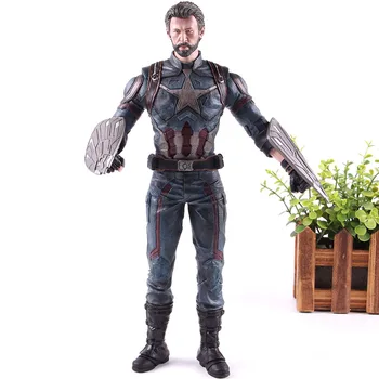 

Marvel Avengers Endgame Captain America PVC Collection Model Toy Captain America Action Figure Gift for Kids