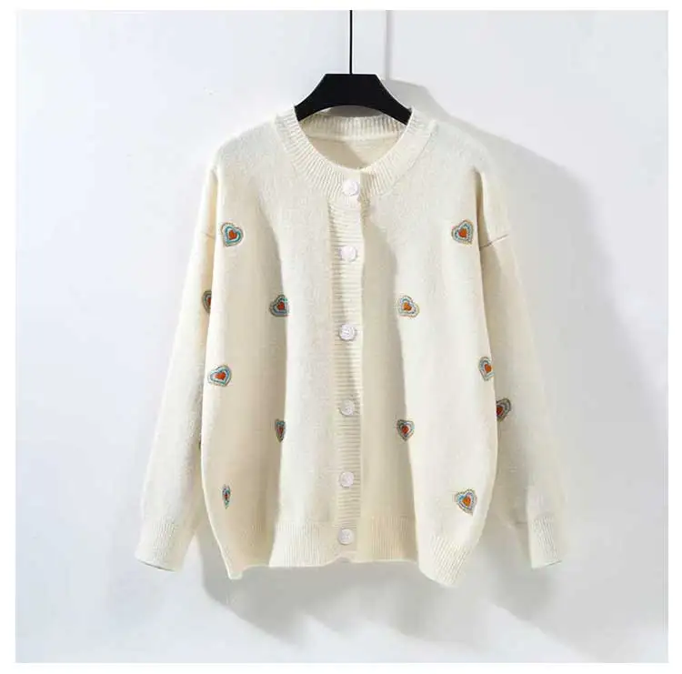 

H.SA Women's Sweater and Cardigans Button Up Loose Pink Cardigans Knit Coat Chic Knit Tops Sweet Girls Sweater Cardigans 2019
