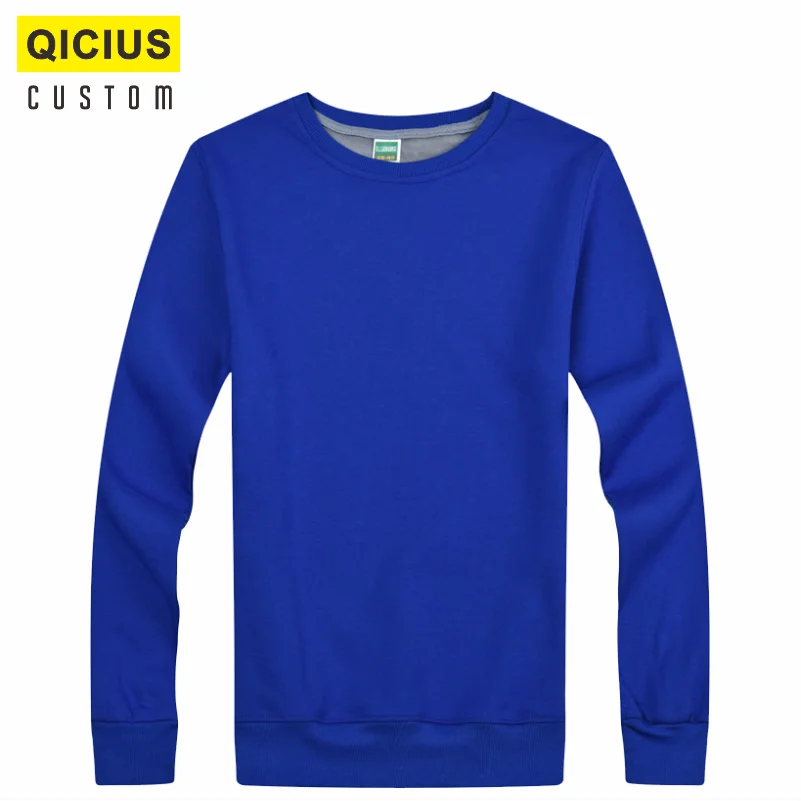 Custom LOGO DIY Autumn And Winter New Fashion Sweatshirt Pattern Plus Velvet Thickening Round Neck Top Loose And Versatile