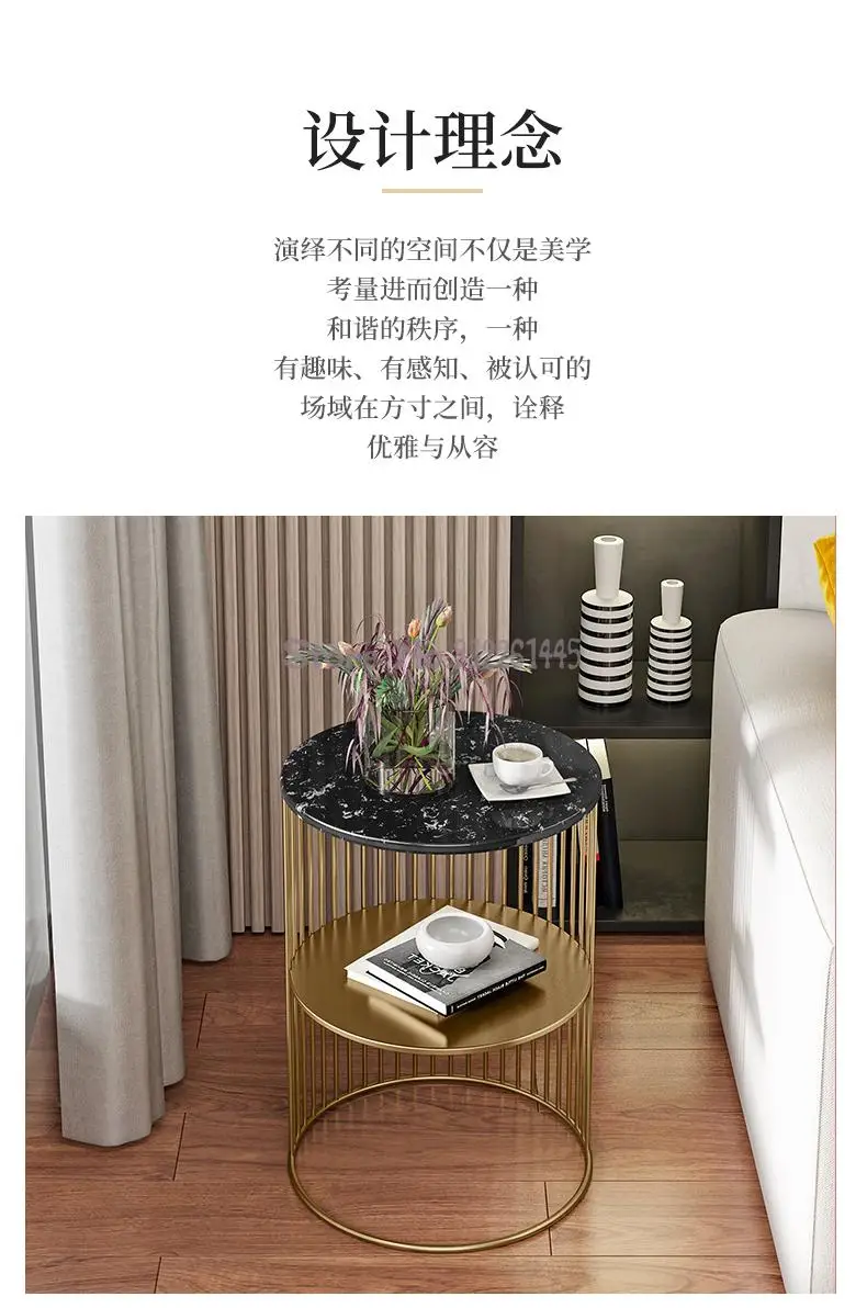 特価イラスト 豪華な錬鉄製のテーブルライト 小さなコーヒーテーブル 花のテーブル ソファの棚 リビングルームのミニラウンド 日産純正カ Jonwai Com