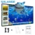 Salange Projector Screen Портативный HD Складной экран для домашнего кинотеатра Открытый Крытый Двойной Боковой Проекционный экран полиэстер