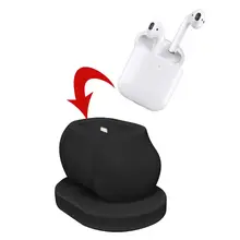 Portable Charging Dock Station Soft Silicone Anti-fall Desk Charging Base Stand Holder for AirPods Case Charger Accessories
