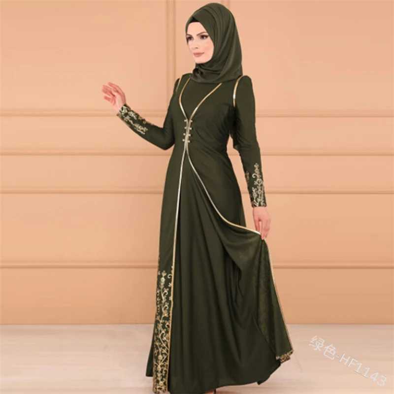Vestidos длинное мусульманское абайя Турция исламский, Арабский Платье хиджаб Caftan Дубай Кафтан марокканский Tesettur Elbise одеяние мусульмане Longue