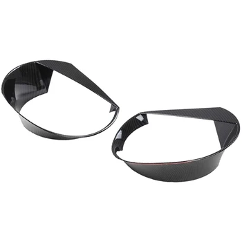 

Headlight Trim Angry Eyes Head Lights Lamp Cover for Jeep Renegade 2015 2016 2017(Pack of 2, ABS Carbon Fiber)