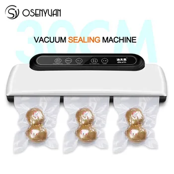 

2020 New 220V/110V Household Food Vacuum Sealer Packaging Machine Film Sealer Vacuum Packer Including 10Pcs Bags