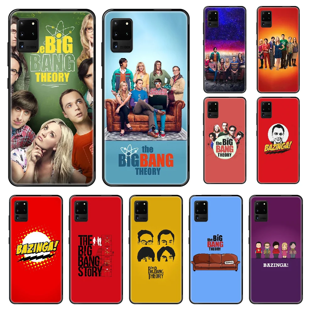 TV The Big Bang Theory Phone case For Samsung Galaxy S 3 4 5 6 7 8 9 10 Plus Lite Edge black art shell luxury hoesjes pretty | Мобильные