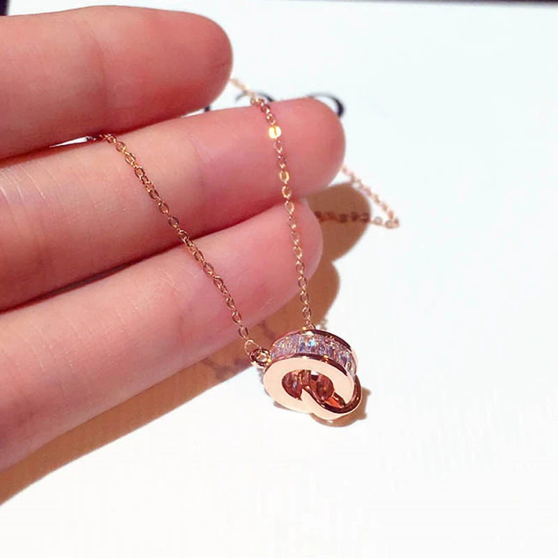 

Романтическое ожерелье с круглым кулоном из циркония AAA для женщин, свадебная мода, лучший чокер с кристаллами, ожерелье, Женские Ювелирные изделия, подарки