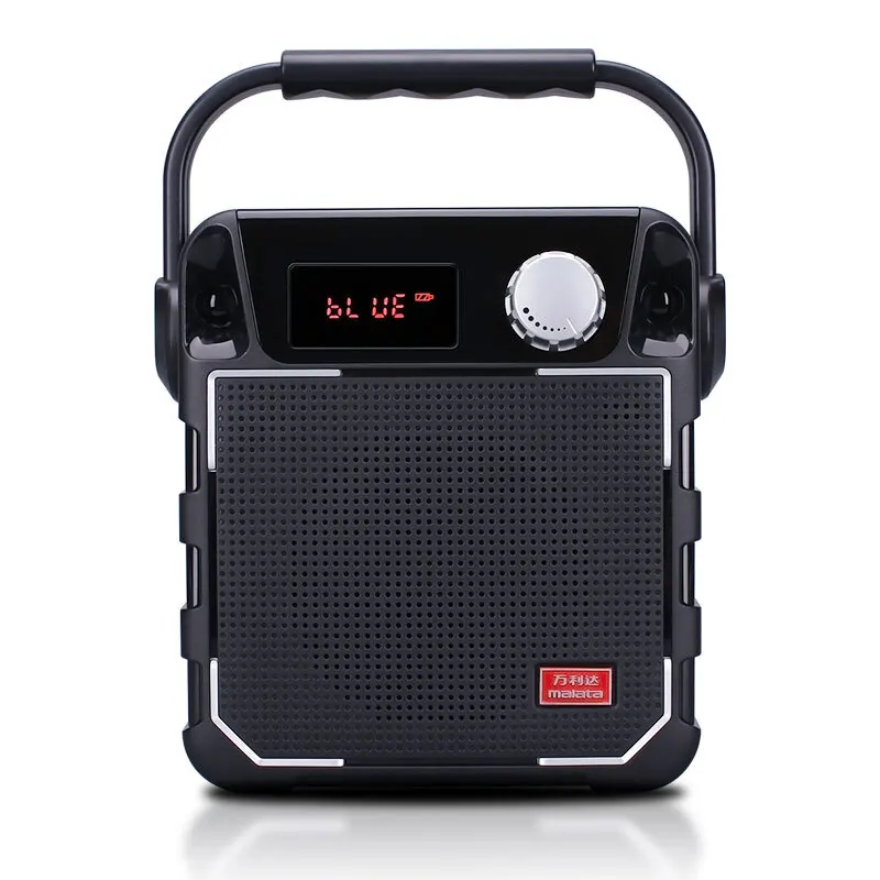 

Portable Outdoor Bluetooth Speaker Wireless Square Dance Audio PC Tablets Phone FM Radio AUX TF Card Home Louderspeaker