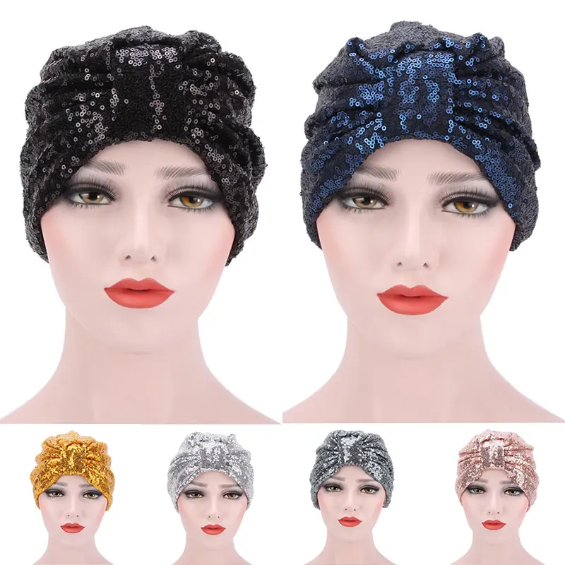 

Reversible Bonnet Hat Head Cover Resuable Turban Hat Sleep Hat Night Cap