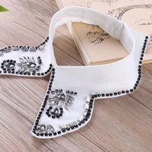 Стиль, спасательный воротник, Ретро стиль, ручная работа, бусина, искусственный воротник, акриловый бисер, декоративная подкладка, воротник