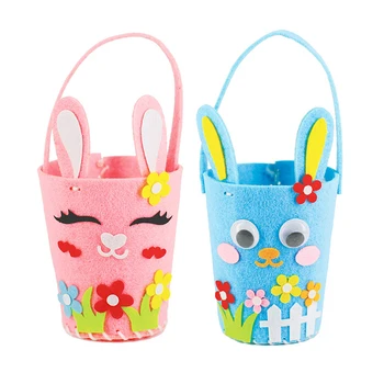 

DIY Basket Handmade Basket Birthday Party Kids Favors Rabbit Bags Supplies
