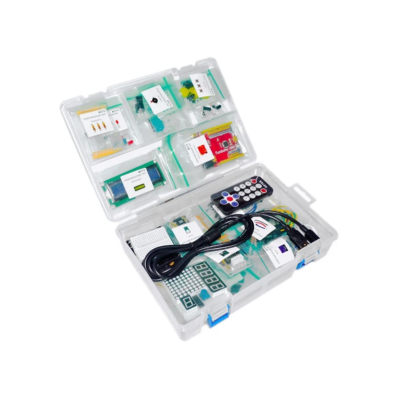 Buy Beginner's High Accessories Learning Board Starter Kit Based on for Arduino Uno R3 Motherboard Compatible for Arduino
