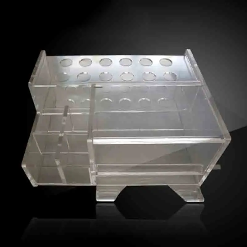 1 шт. стоматология оральный материал коробка для хранения стойки держатель для смол Кисть для нанесения клея пустой инструмент Органайзер - Цвет: XL