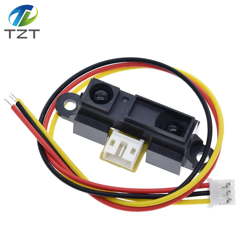 TZT GP2Y0A21YK0F GP2Y0A21 Инфракрасный датчик приближения ик аналоговый датчик расстояния VE713 10-80 см инфракрасный датчик расстояния для arduino