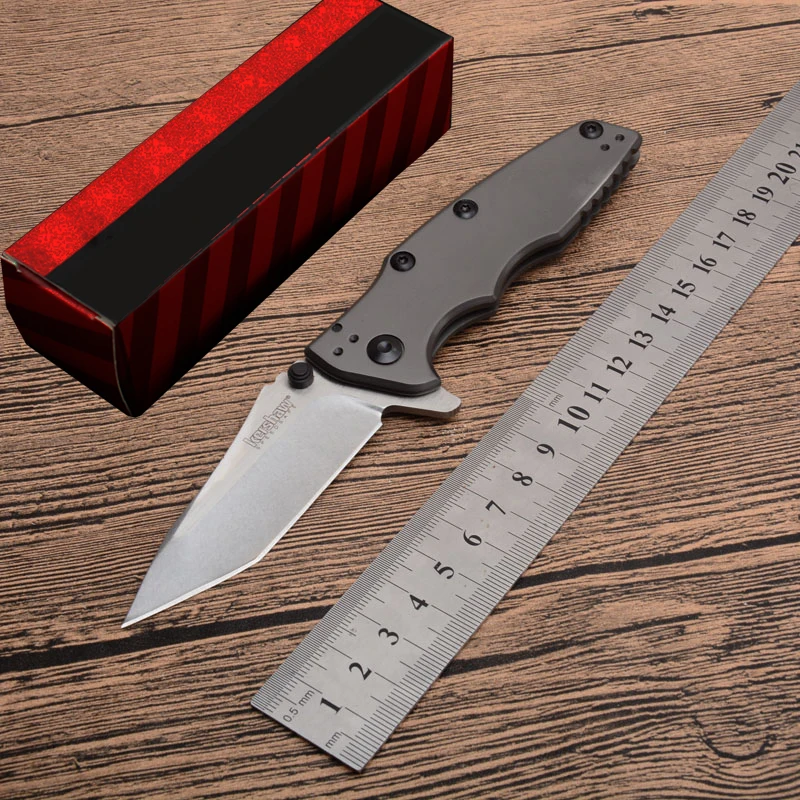 Новинка 3920, складной нож Kershaw, ручка из нержавеющей стали, 8cr13mov, стальное лезвие, наружный карманный нож для кемпинга, рыбалки, охоты, EDC T
