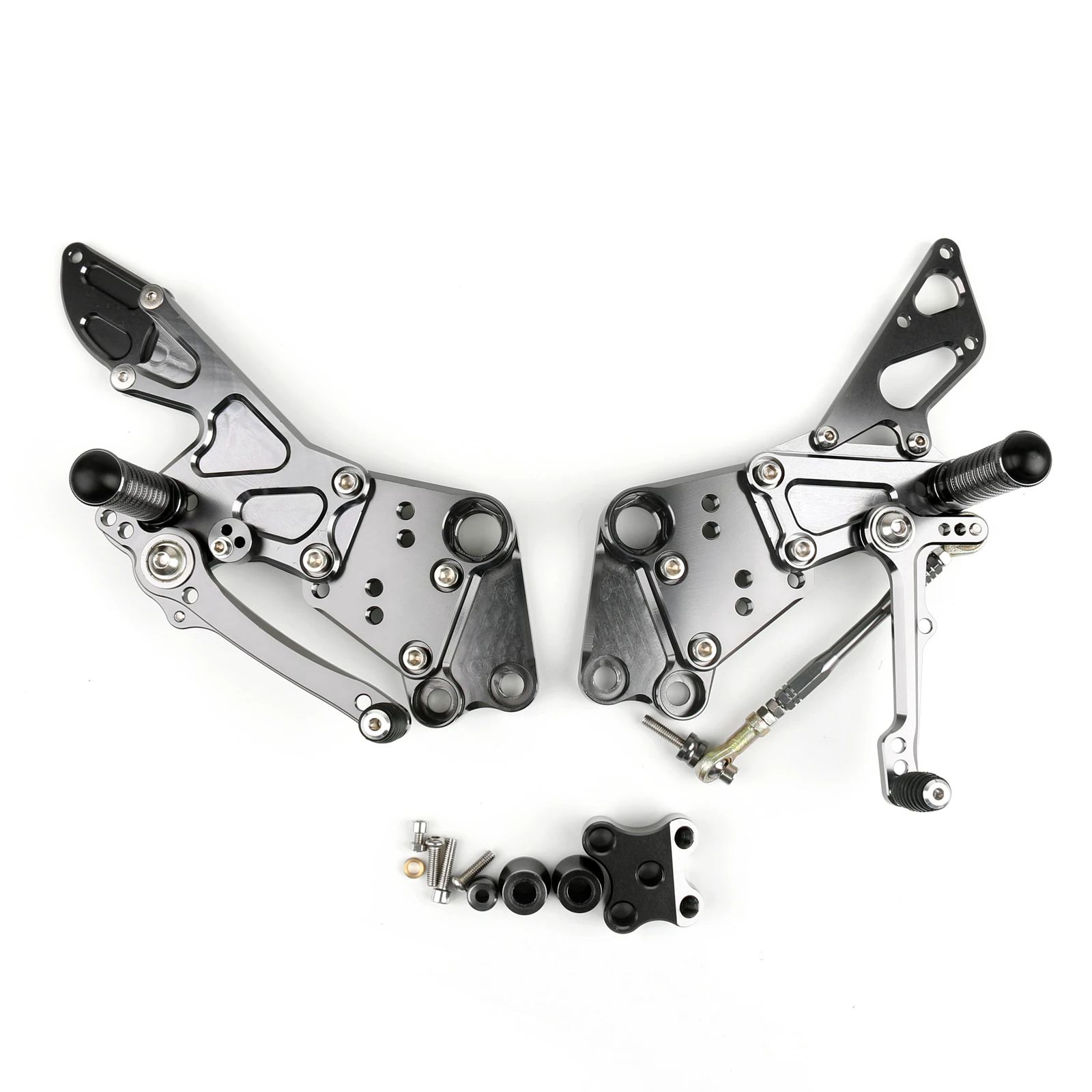 Areyourshop для KTM Duke 125 200 390 2011- Регулируемый CNC Rider задний Набор подставка для ног задняя подставка для ног колышки двигателя