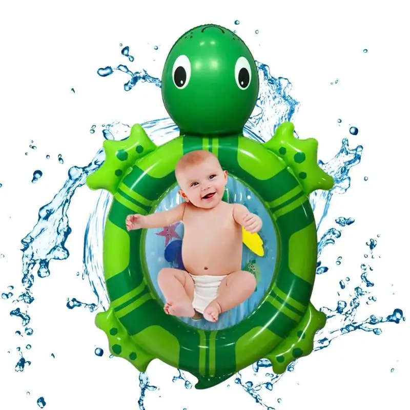 Надувная черепаха игровой планшет нежная портативная детская мультяшная безопасная Подушка необходимые водные развлекательные принадлежности