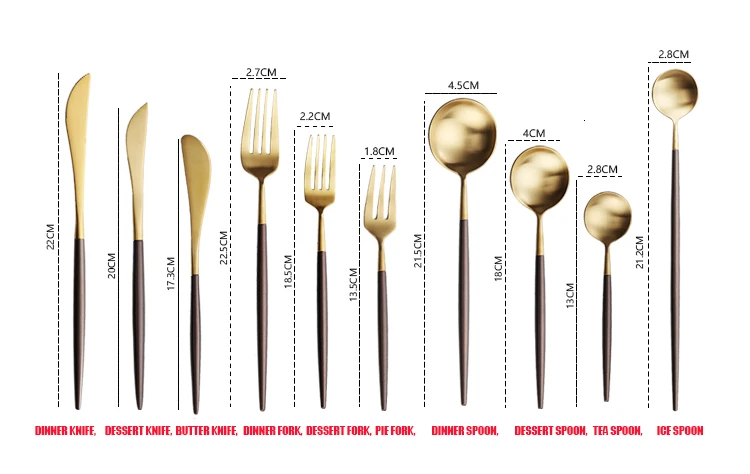 Spklifey столовая посуда, набор стальных столовых приборов, вилки, ножи, ложки, Золотая ложка, столовые приборы из нержавеющей стали, золотой столовый набор для кухни, посуда