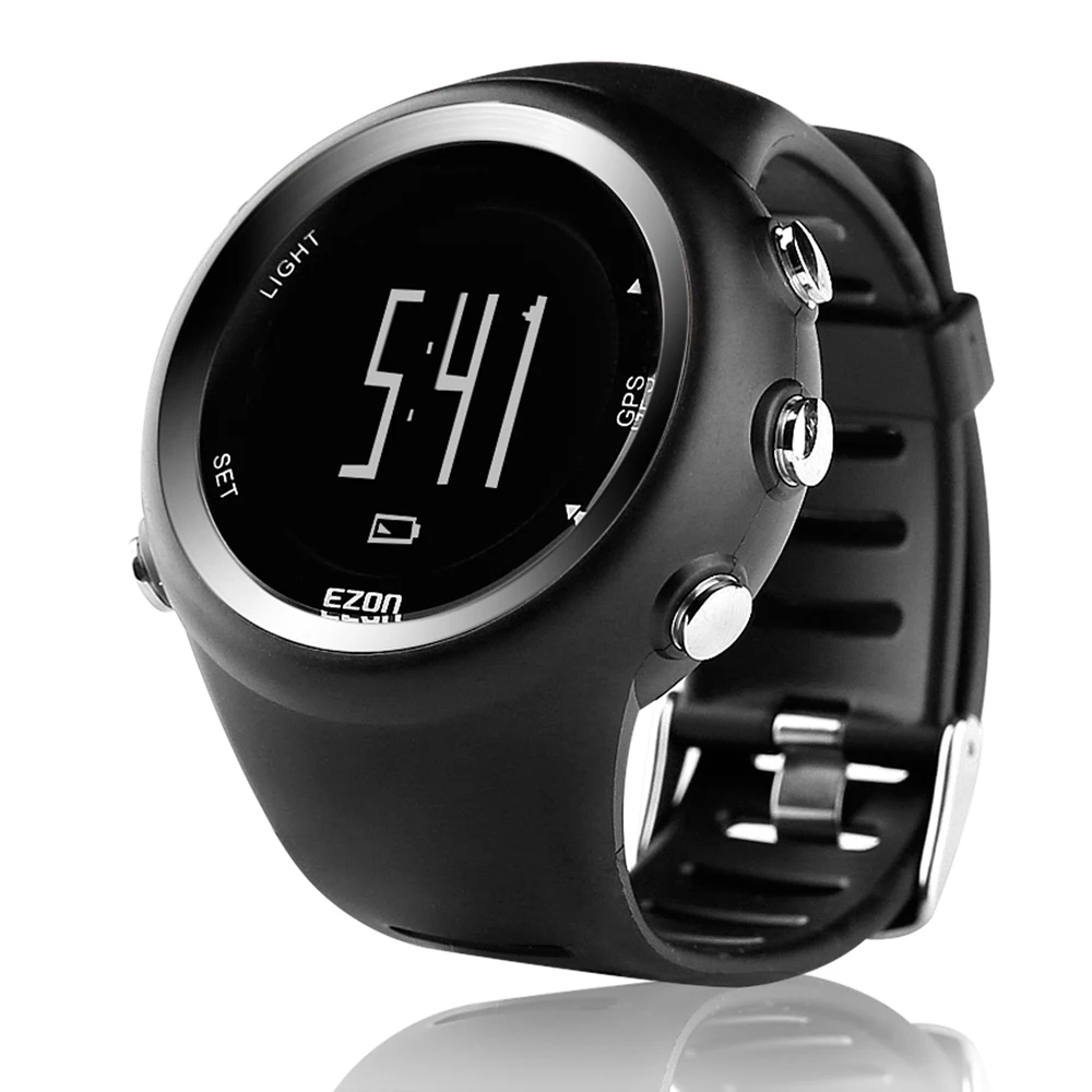 

GPS Timing Watch Men Running Fitness Sports Watches Calories Counter Distance Pace 50M Waterproof High Quality