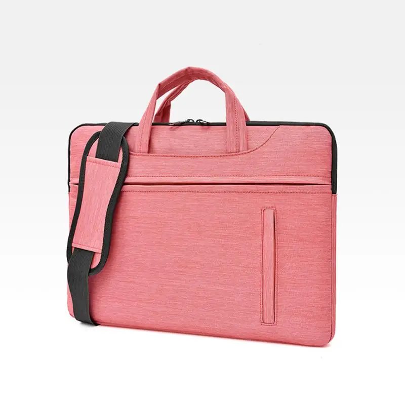 Pink-13 Сумка для ноутбука, Оксфордский портфель, мужская сумка через плечо, водонепроницаемая женская сумка ручной работы, женская сумка-мессенджер - Цвет: Pink-13