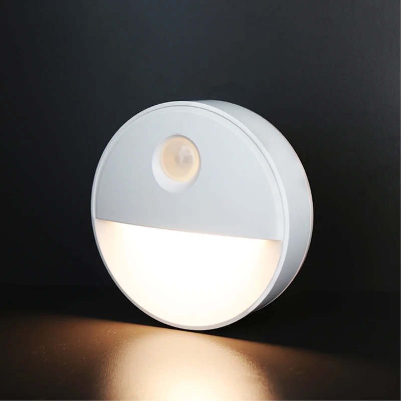 

LED Night Light Motion Sensor Indirect Light Magnet Adsorption Installation Night Lamp For Stairs Cabinet Restroom Bedroom