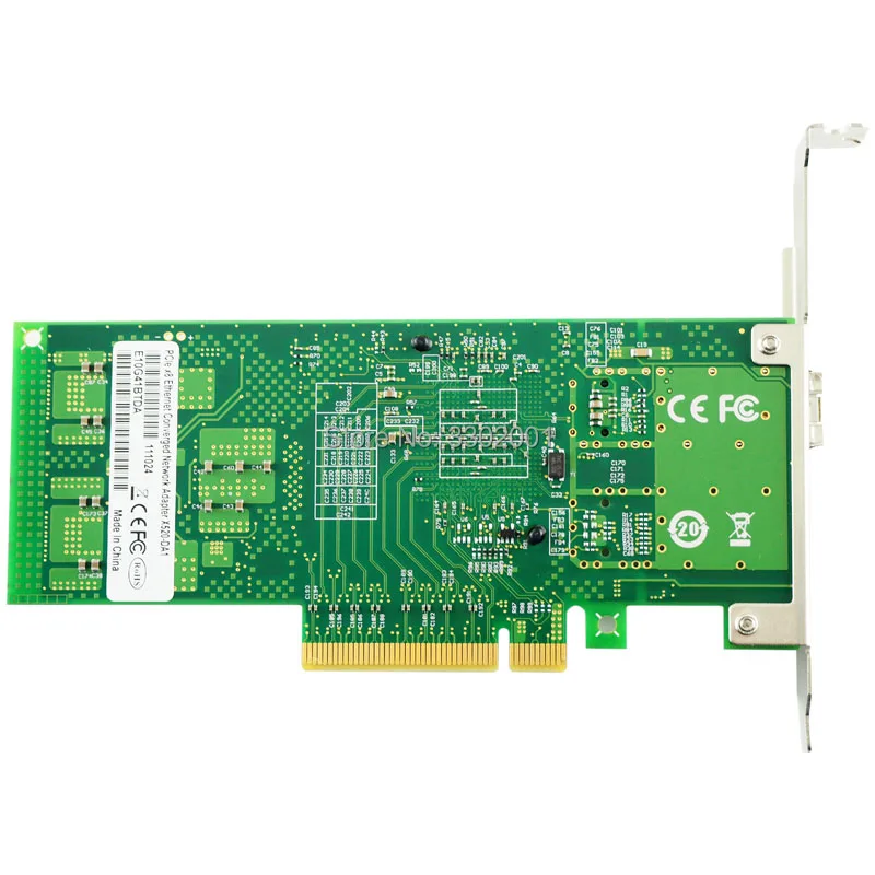 Buacoz PCI-E X8 10 Gigabit Ethernet Fiber Optic Network Card, With Intel 82599 Chip (X520-DA1) Controller, Single SFP Port Server Network Adapter E10G41BF, Support Windows Server/Linux/VMware - View #2