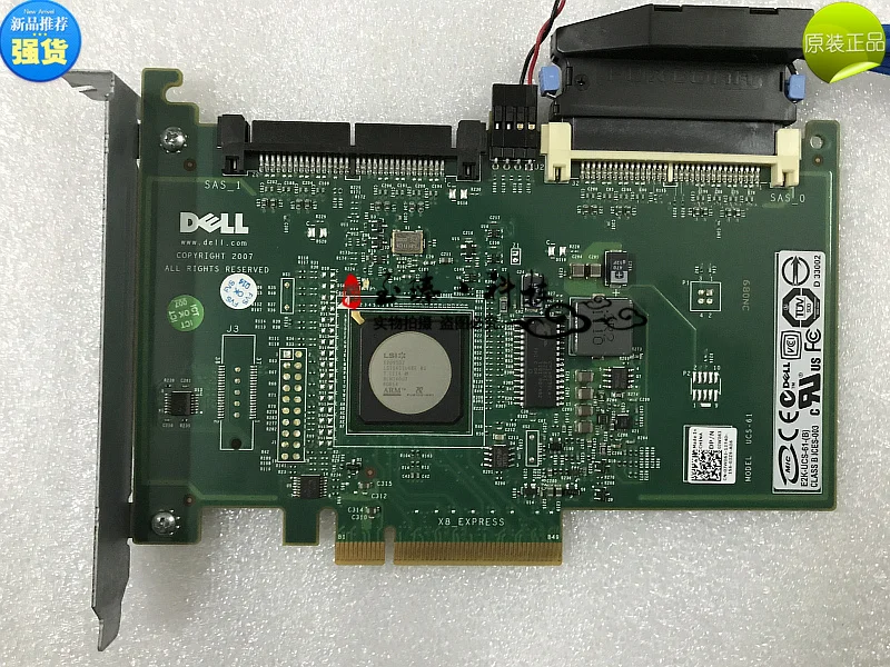 Для DELL 6IR карта для массива данных LSI 1068E 8-порт SATA SAS карта массива YK838 JW063