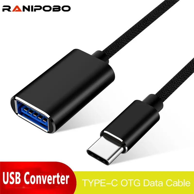 Кабель-адаптер OTG с Type-C на USB 2 0 для Samsung One Plus Huawei Xiaomi MacBook кабель 3