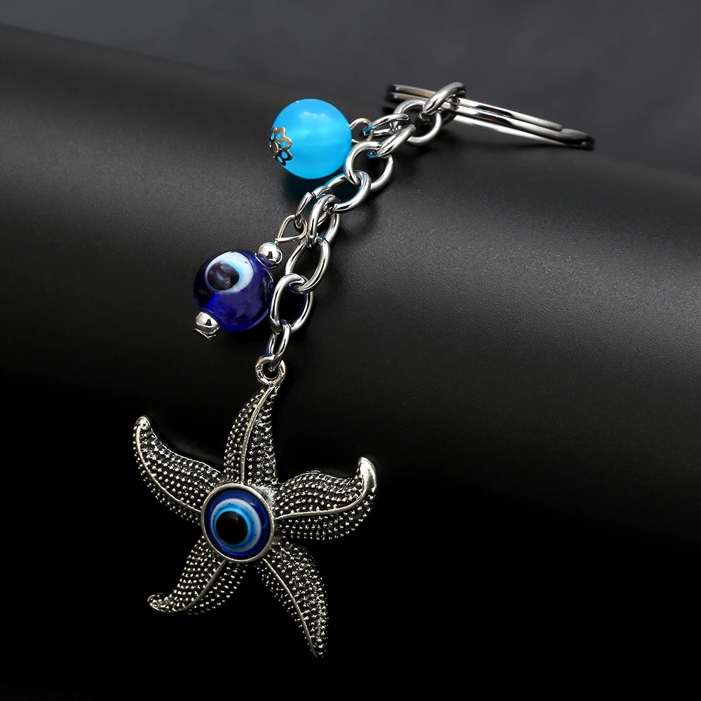 MEIBEADS, 1 шт., брелок для ключей в форме глаза, синий цвет, верблюд, Морская звезда, ручной брелок с подвесками для украшения, сумка, автомобильный брелок, ювелирные изделия