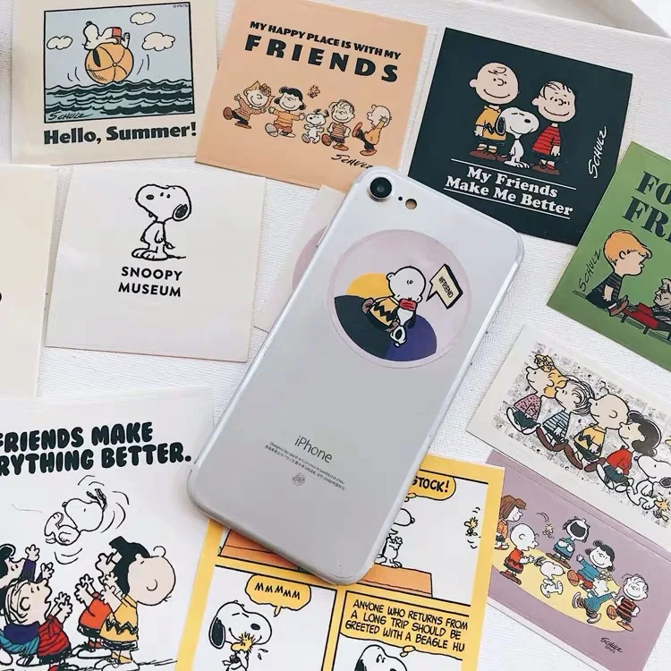 10 шт. Peanuts Rogue Dog Kawaii мультфильм стикер для канцелярских товаров Милая анимация Руководство украшение фото-наклейка для стены девушка наклейка