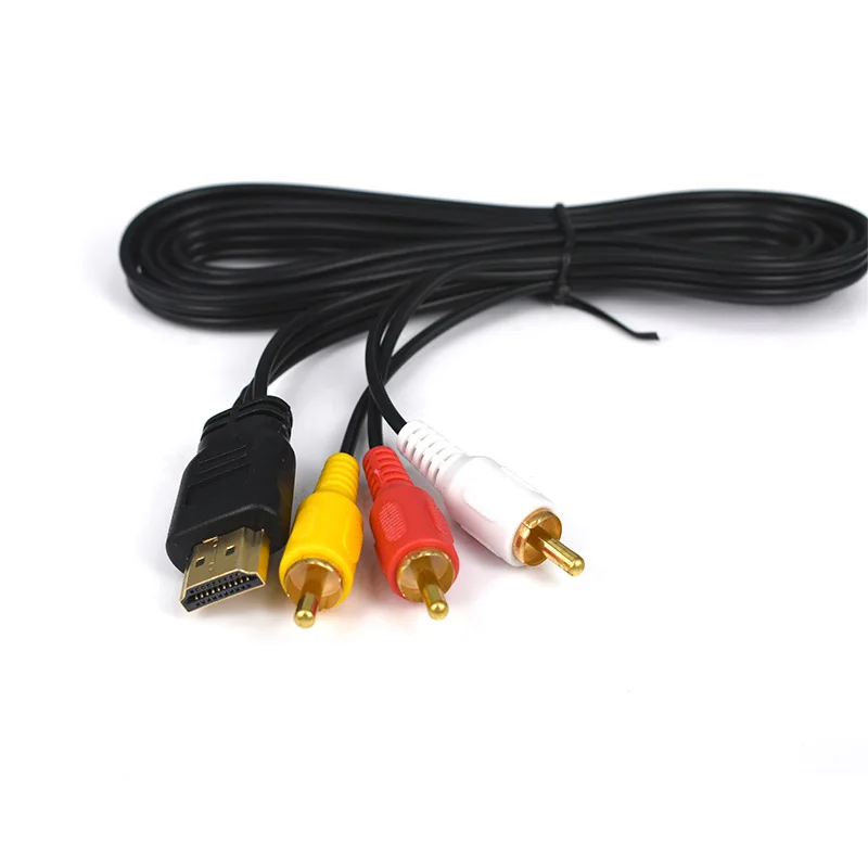 HDMI to AV Converter 1080P 3RCA /AV/CVBS Composite Video Audio Adapter | Электроника