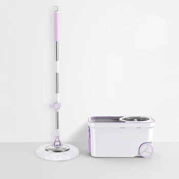 

Mop bar rotary universal automatic hand-free washing household lazy mop with bucket artifact net