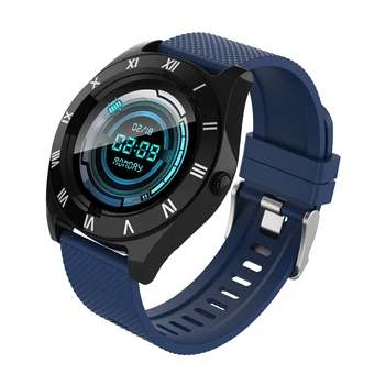 

Smart watch round screen card Bluetooth dial-up call answering music step alarm clock