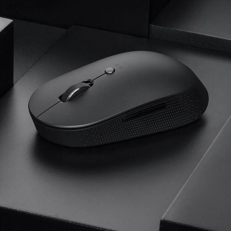 Black Xiaomi Mijia MIIIW, беспроводная Bluetooth мышь, мышь, клавиатура S500, мышь, двойной режим, портативная, для офиса, игр, домашняя мышь для ПК, ноутбука - Цвет: Black