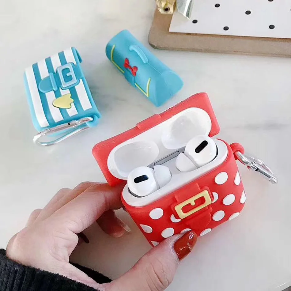 3D чехол для наушников для Airpods Pro Чехол Силиконовый Медведь Кролик свинья собака Мультяшные наушники/Earpods чехол для Apple Air pods Pro 3 Чехол